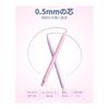 Four Candies Pastel Mechanical Pencil Set, 6 Pencils, 0.5mm HB & 2B Lead, Smooth Writing, Cute & Simple Design for Students, Includes 360 Lead