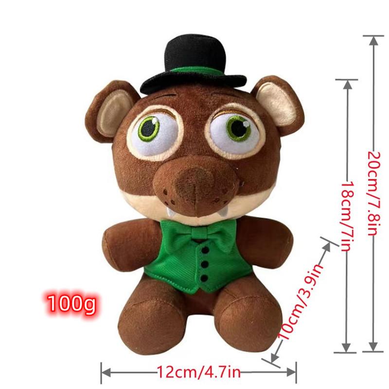 New Fnaf Series Midnight Bear Plush Toy, Wire Rabbit Game Peripheral Mutated Doll