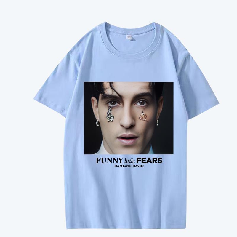 Vtipné tričko Malé strachy pánské dámské Oversized 100% bavlna krátký rukáv Letní chladivé Unisex plus size topy