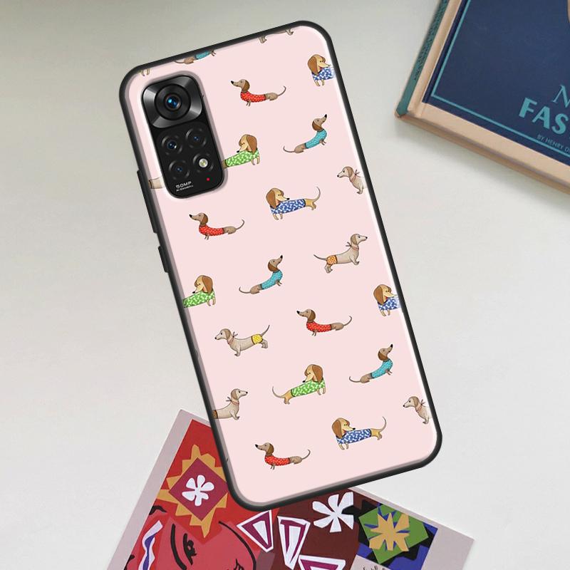 Dachshund Dog Case For Xiaomi Redmi Note 12 Pro Plus 8 9 10 11 Pro 8T 9S 10S 11S 12S 9C 10A 10C 12C Cover