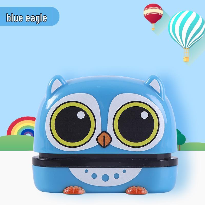 Individueller Cartoon Tier Namensstempel für Kinderkleidung