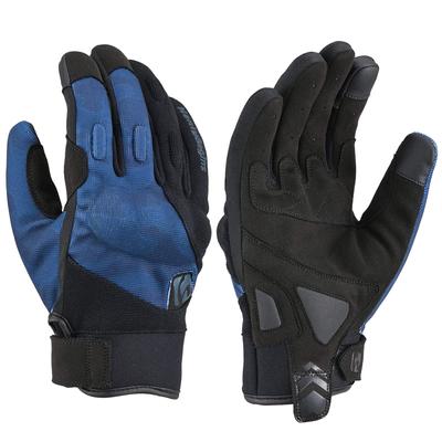 Daytona Motorcycle Gloves Hard Protector Smartphone Compatible Stretch Protective Gloves XL Size 15900 Spring/Summer/Autumn/Winter HBG-052 Blue/Camo