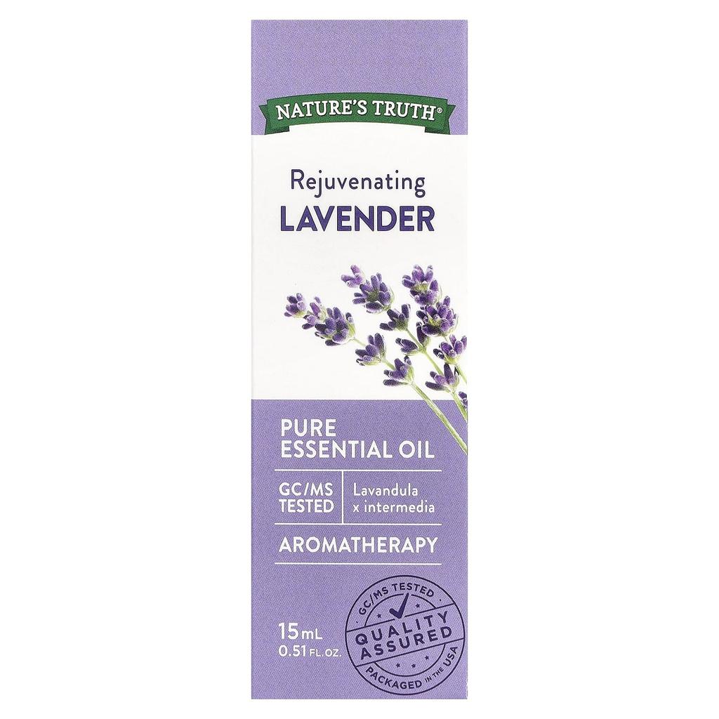 Nature's Truth, Pure Essential Oil, Rejuvenating Lavender, 0.51 fl oz (15 ml)