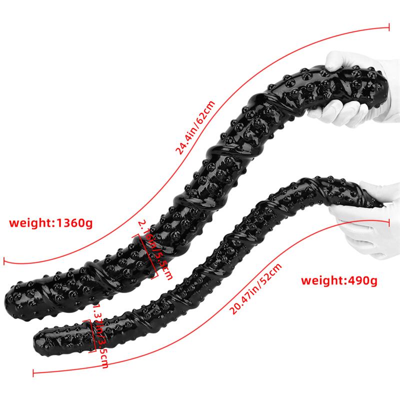Double Head Super Long Oversized Wolfsbane Simulation Double Head Anal Plug Dildo Simulation Dildo