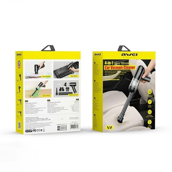 Mini Cordless Vacuum Cleaner Black