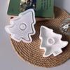 Christmas Candle Mold Silicone Silicone Candle Holder Mold Tree Shaped Candle Holder Mold Lightweight For Dining Table Home