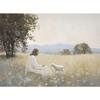 Watercolor Jesus and Landscape Christian Bible Verse Shepherd Poster Canvas Painting Wall Art Pictures Home Living Room Decor