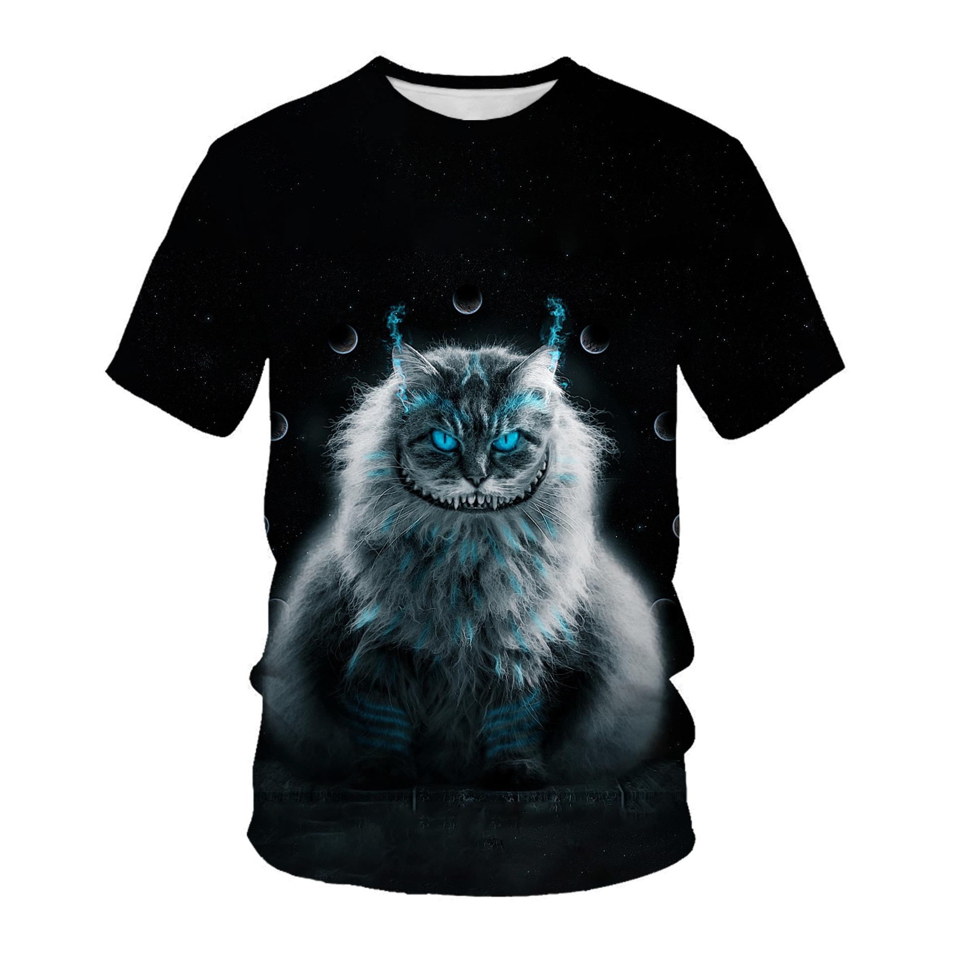 Летняя мужская футболка с 3D животным принтом — фото 15