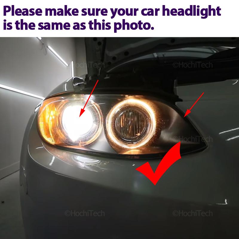 Für BMW E81 E82 E87 E88 E90 E92 M3 E93 E60 E70 X5 E71 X6 X6M E89 Z4 2007-UP 2x 240W 6000K Lampe LED Angel Eyes Standlicht Leuchtmittel