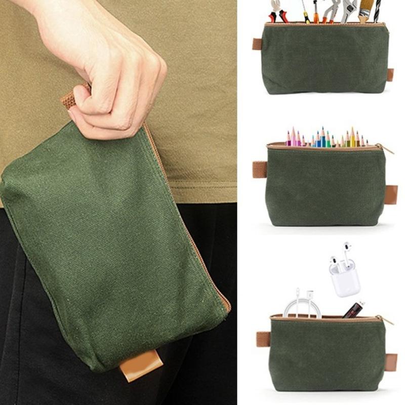 Heavy Duty Waterproof Tool Storage Bag Container Organizer For Electricians Mechanics Maintenance With Hand Carry Handle