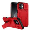 KEYSION Shockproof Armor Magnetic Case for iPhone 17 16 Plus Slide Camera Protect Kickstand Wireless Charging Phone Back Cover