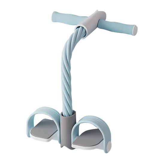 4/6-Tube Pedal Puller Resistance Band with Handle TPE Elastic Yoga Sit-up Pull Rope Men Women Pedal Tensioner Exerciser Workout Equipment