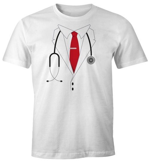 Mens T-Shirt Boss Doctor Doctor Smock Doctor Fancy Dress Carnival Fun Shirt-