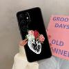 Human Anatomy Heart Art For Samsung Galaxy S22 S23 Ultra S21 FE Note 10 20 Ultra S8 S9 S10 Plus S20 FE Phone Case
