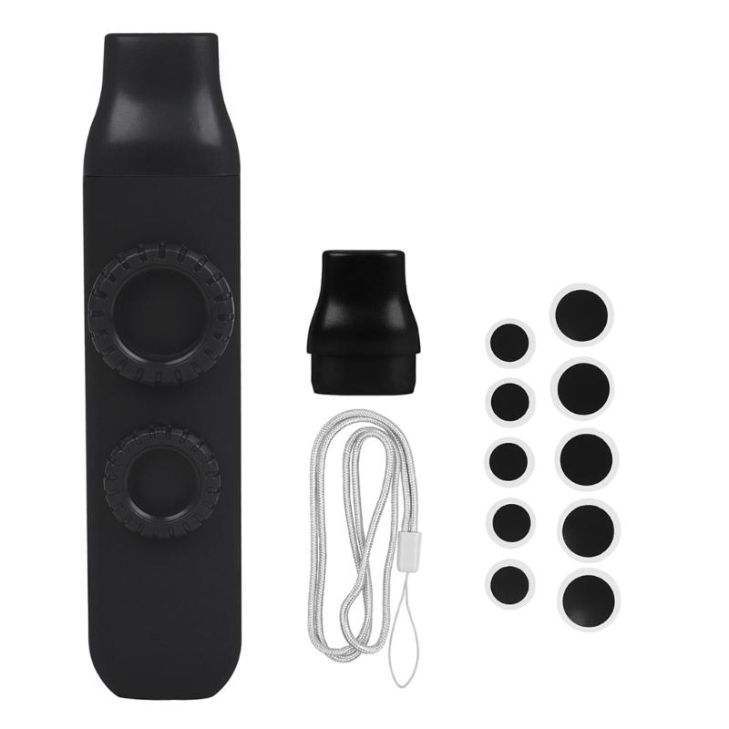 Easy to Playing ABS Construction Kazoo with Double Membrane Design Ideal for Beginners Children and Family Activity
