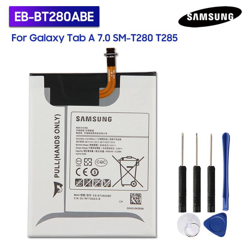 Original Replacement Battery EB-BT280ABE For Samsung GALAXY Tab A 7.0 T285 SM-T280 4000mAh
