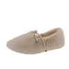 Cotton Shoes, Single Shoes, Women's Shoes, Versatile Plush Shoes, Ladyshoes Outside, Evening Wind, French Small Man, Gentle Height Increase and Warmth
