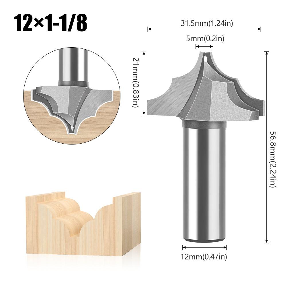 Double R Line Knife Slotting Knife Door Plate Knife Flower Line Knife Door Core Plate Milling Cutter Double R Line Knife Engraving Machine Cutter