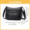 Pu Leather Crossbody Bag For Women Small Shoulder Purse With Zipper Closure For Daily Use