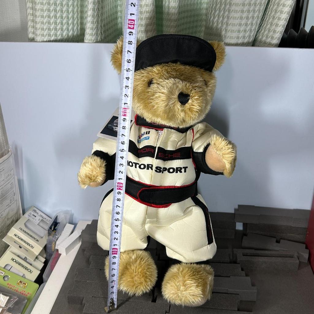 [USED] Motorsports Teddy Bear Porsche Driving Wear with Racing Pass