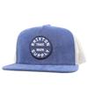Mesh Pet voor Mannen en Trucker OATH MP TRUCKER Snapback 11627 BLCHW Geautoriseerde Japanse [Brixton] Dames, Pet, HOED, Hoed, 26SU, Distributeur.