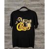 NUOVA MAGLIETTA NERA A MANICHE CORTE AR695 UNISEX per Membro della Band NEW CHICAGO