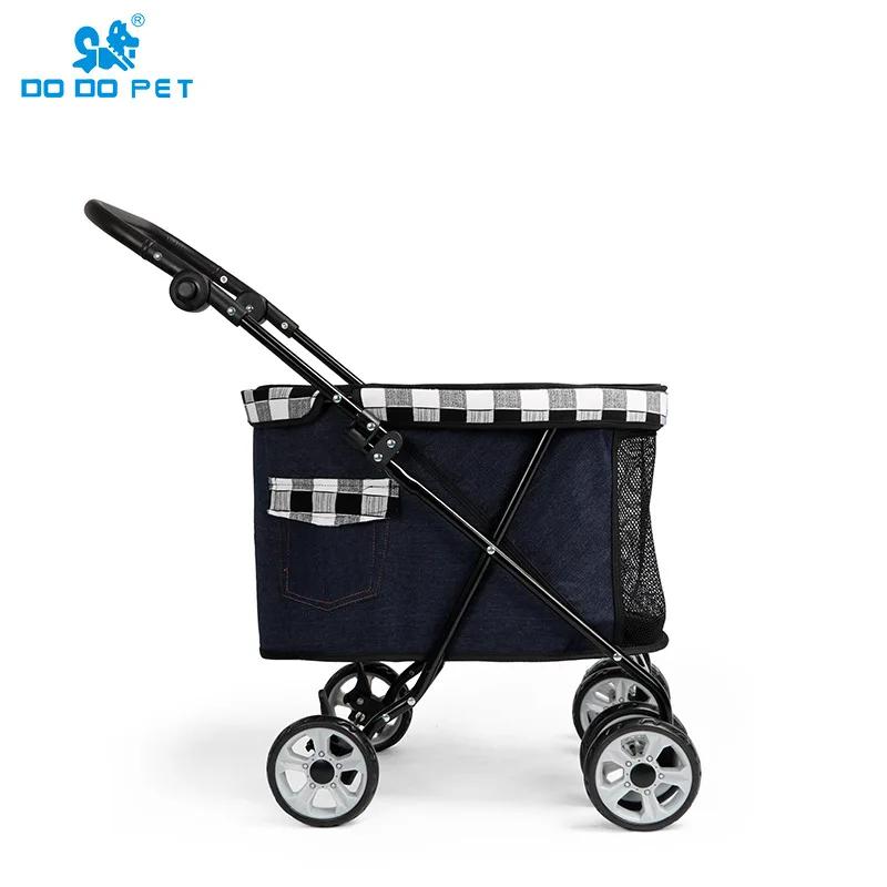 Haustier-Kinderwagen, Katzenwagen, tragbarer kleiner Haustierwagen, Teddy-Hundewagen, leichter Wagen, Hundewagen