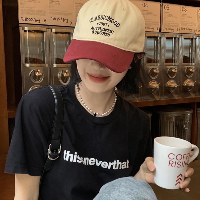 Adjustable Trendy Brim Cap For Women Comfortable Cotton Sun Hat In Multiple Colors
