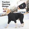 Hunde Wintermantel - Weich Warm, Winddichtes Fleece Hunde Sweatshirt - Rollkragen Ganzkörper-Einteiler zum Spazierengehen, Wandern, Reisen, für zu Hause