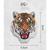 Animal Tiger and Leopard Simulation Embroidery Patch DIY Personalized Clothing Decoration Animal Pattern Printing
