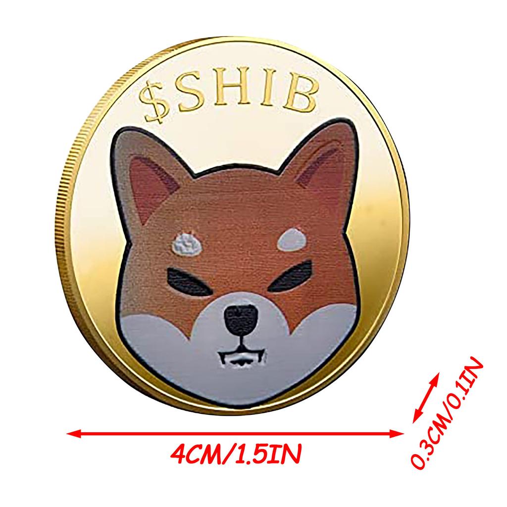 Acheter Nikitas Shiba Inu – pièce de monnaie commémorative en relief,  couleur, cadeau de Collection | Joom
