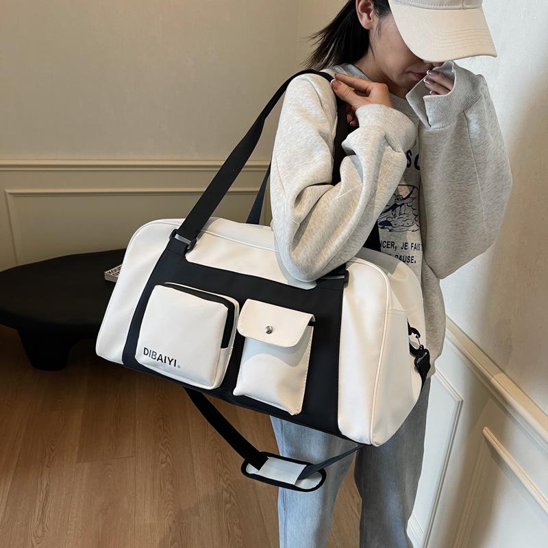 Men and Women's Dry and Wet Separation Sports Gym Bag Short-distance Luggage Bag Trendy Shoes and Warehouse Shoulder Travel Bag
