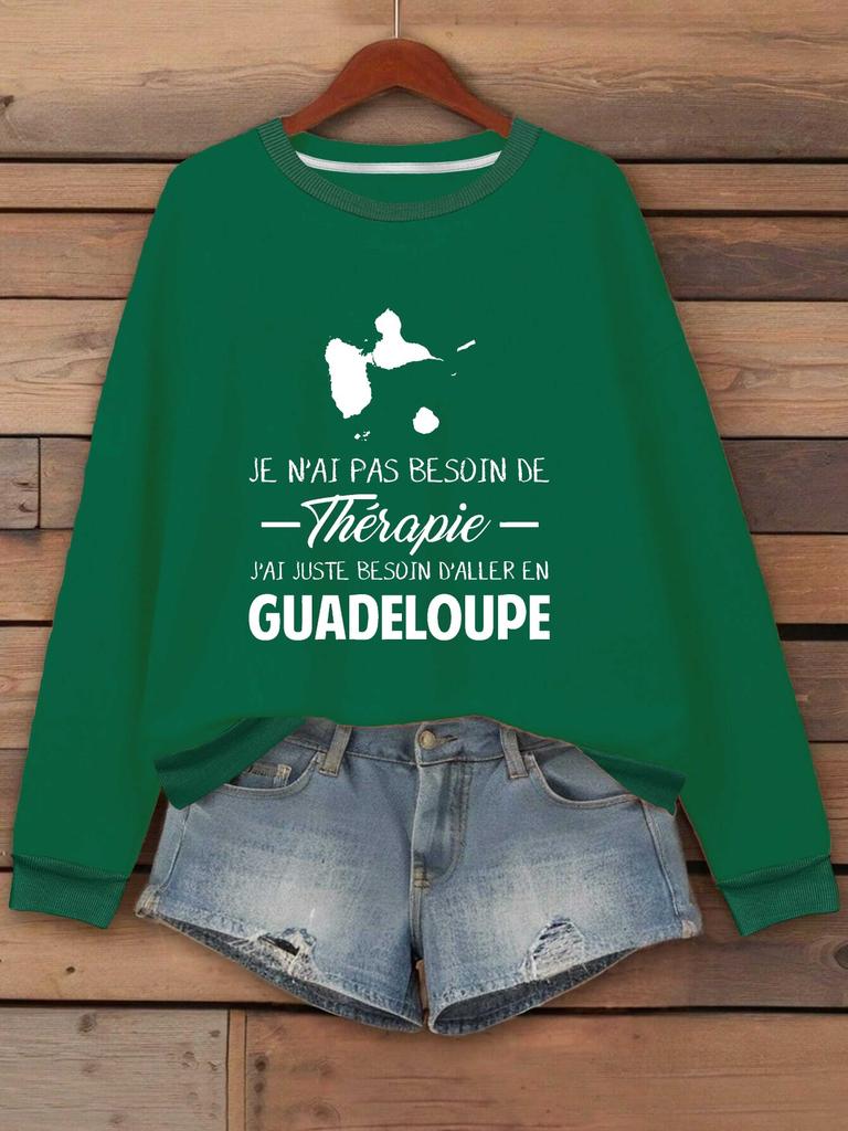 French Quote Therapy Guadeloupe women's sweatshirts