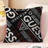 Fashion G_GuessS Logo Printed Office Cushion Pillowcase Car Cushion Cover45X45CM Lumbar Pillowcase Sofa Pillowcover