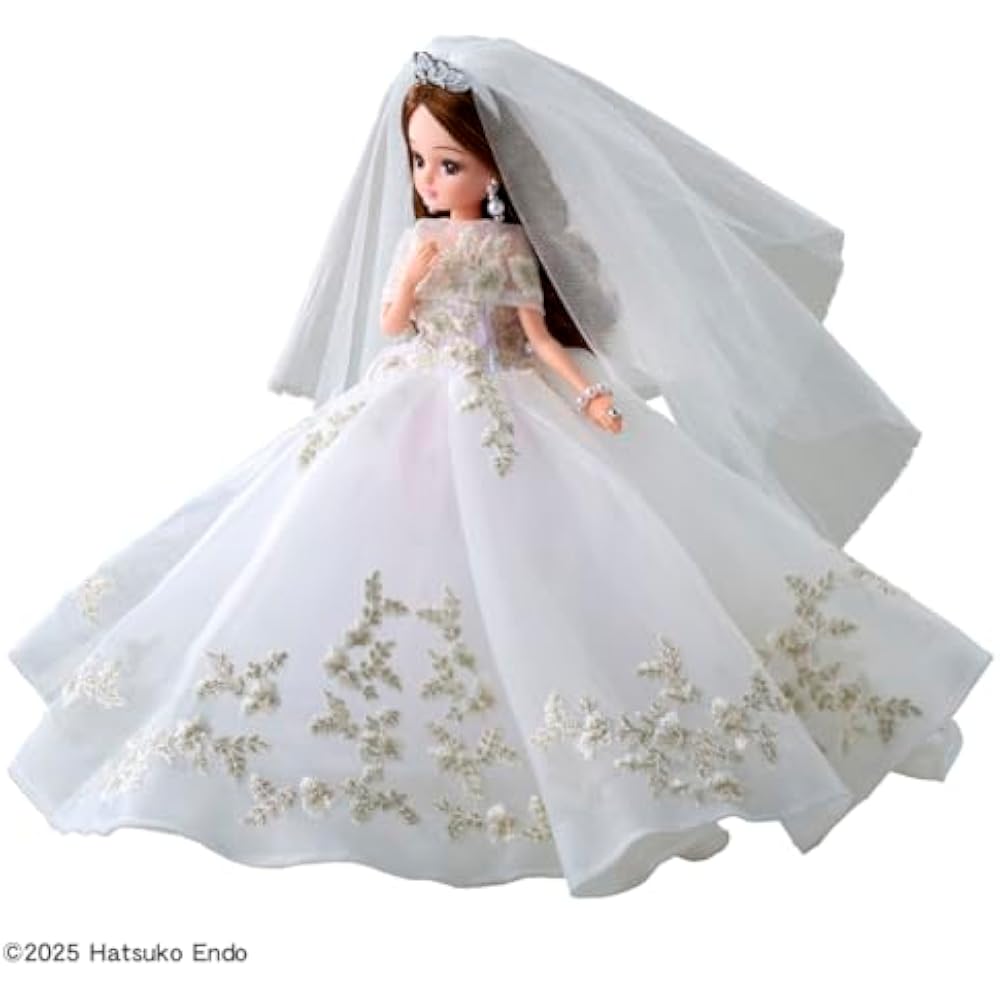 Takara Tomy Licca-chan Doll Photogenic Rika Hatsuko Pea Wedding Style