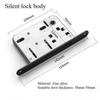 Round Pocket Door Lock, Bedroom Sliding Door, Balcony Door, Kitchen Indoor Wooden Door, Sliding Door Lock