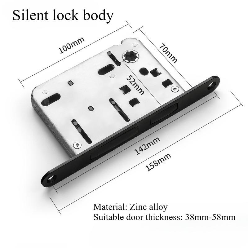 Round Pocket Door Lock, Bedroom Sliding Door, Balcony Door, Kitchen Indoor Wooden Door, Sliding Door Lock