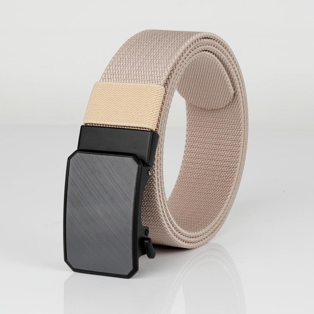Tactical Quick Release Elastic Nylon Waist Belt for Men