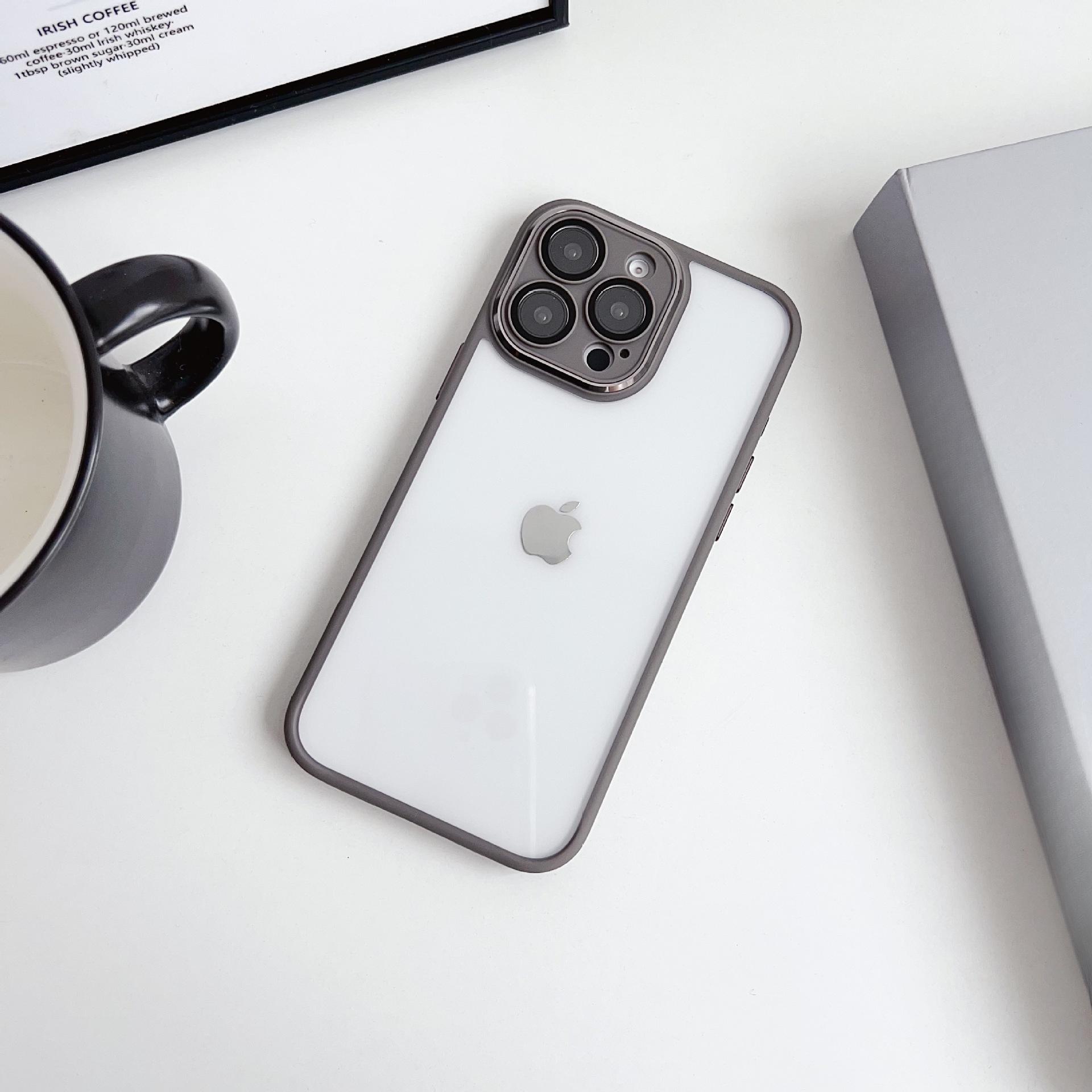 

Подходит для чехла для телефона IPhone16, деловой простой защитный чехол, чехол для отвода тепла IPhone15plus 14pro iPhone12