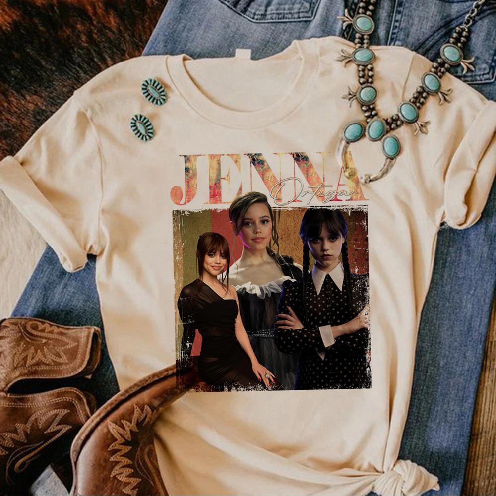 Jenna Ortega T Shirt Women Japanese Streetwear T Shirt Female Japanese Clothes