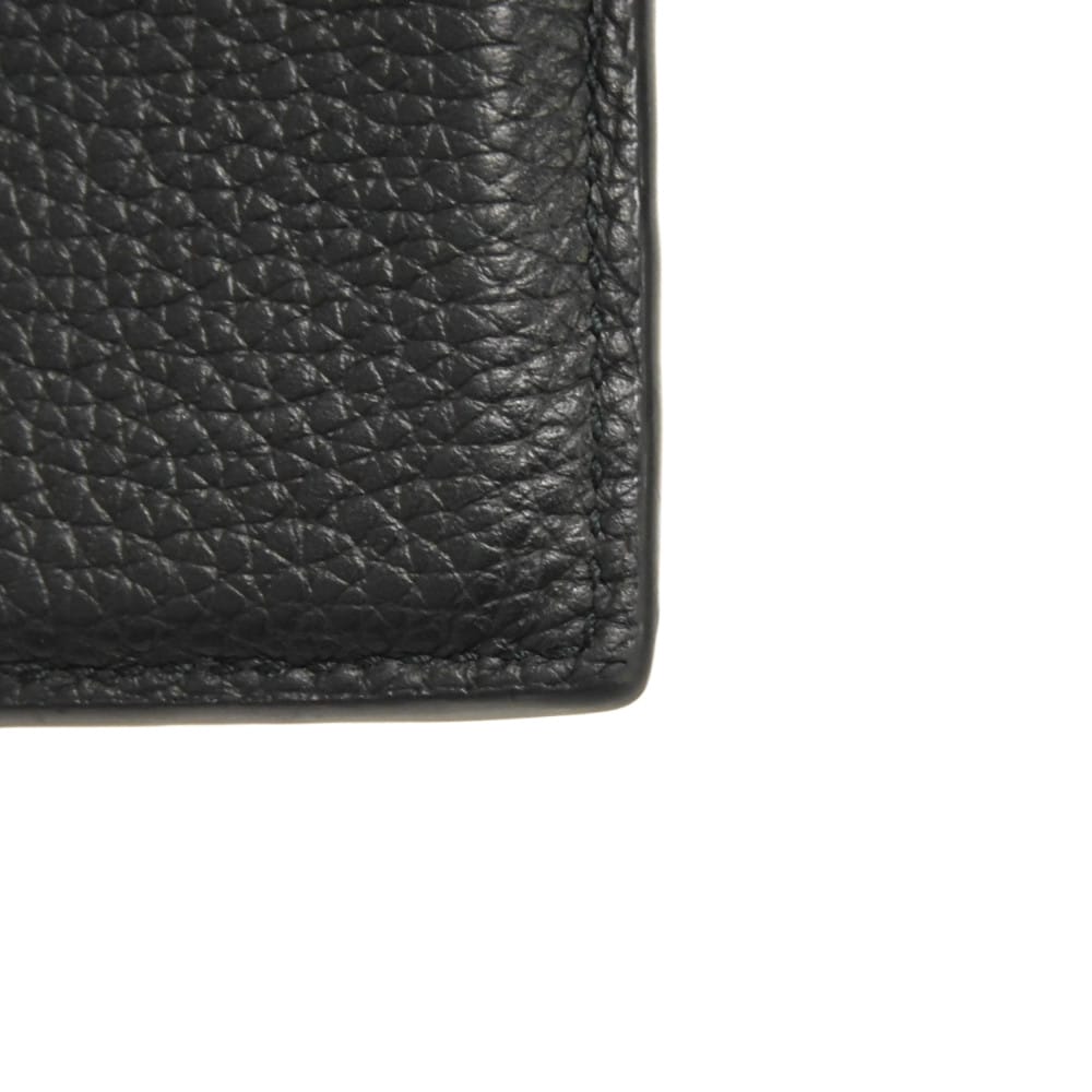 Used 10656 CD Icon Card Holder 2ESCH135CDI_H00N 7946 Current Icon Signature Grain Calfskin Pass Case/Business Card Logo