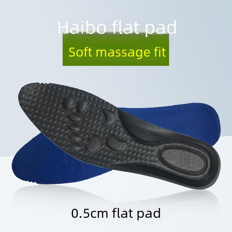 Haiboli Herre Lær Høydeøkende Innersåle - Komfortabel Pustende Lateks, 2cm/3cm/5cm Usynlig Løft