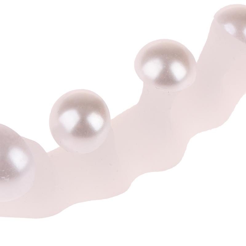 Weiches Silikon Quadratische Perlen Design Zehentrenner Für Pediküre Fußzehen Spreizer Flexibles Fingerzehen Trennwerkzeug