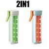 Press Type Ice Cube Tray Plastics Ice Cube Maker Easy to Demold Ice Tray Mold DIY Whiskey Cocktail Tools Kitchen Accessories