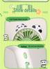 Green Panda USB Rechargeable Mini Desk Fan