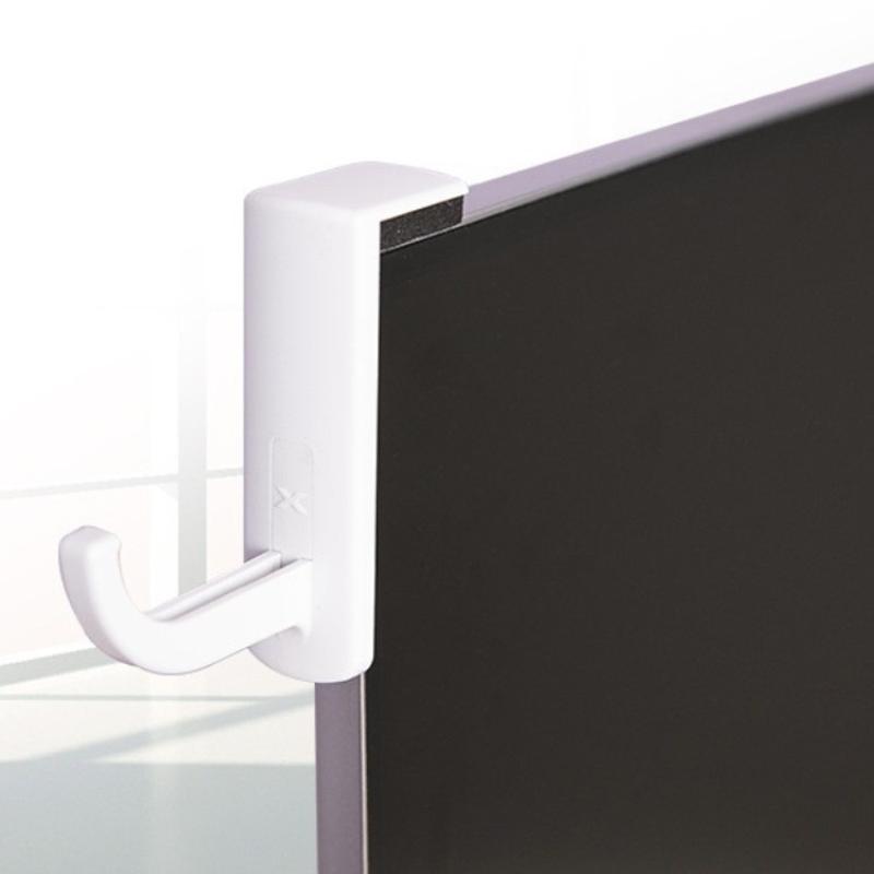 Samoprzylepny Haczyk na Słuchawki Wieszak Uchwyt Haczyk Taśma Naklejka Na Biurko PC Monitor Wyświetlacz Plastikowy Stojak Akcesoria