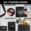 10/30 Pcs Black Paper Gift Bags, Heavy Duty Handled Tote Bags Multipurpose for Birthday Wedding Daily Use 8.6x3.9x7 Inch