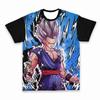 Dragon Ball Z Anime Print T-Shirt 3D Manga Collage Graphic Short SleeveChildren