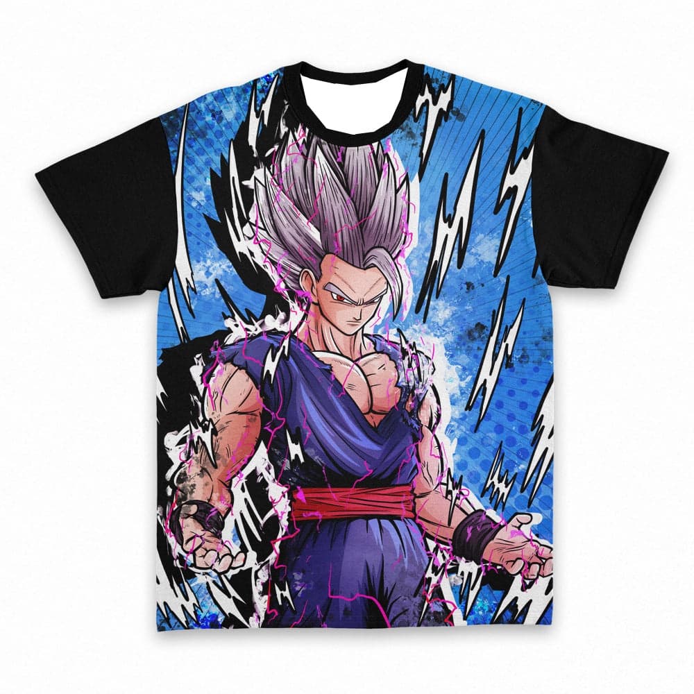 Dragon Ball Z Anime Print T-Shirt 3D Manga Collage Graphic Short SleeveChildren