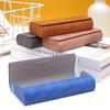 Simple PU Leather Glasses Box for Men Women Pressure Resistant Myopia Presbyopia Sunglasses Box Portable Reading Glasses Case